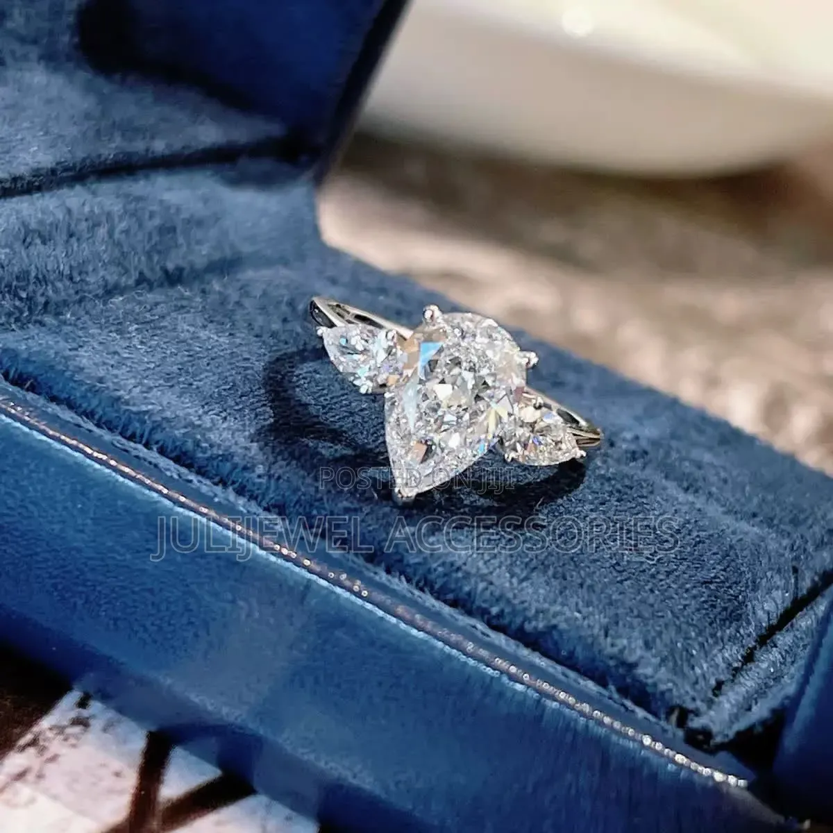 Diamond Shape Engagement/ Friendship/Promise Ring