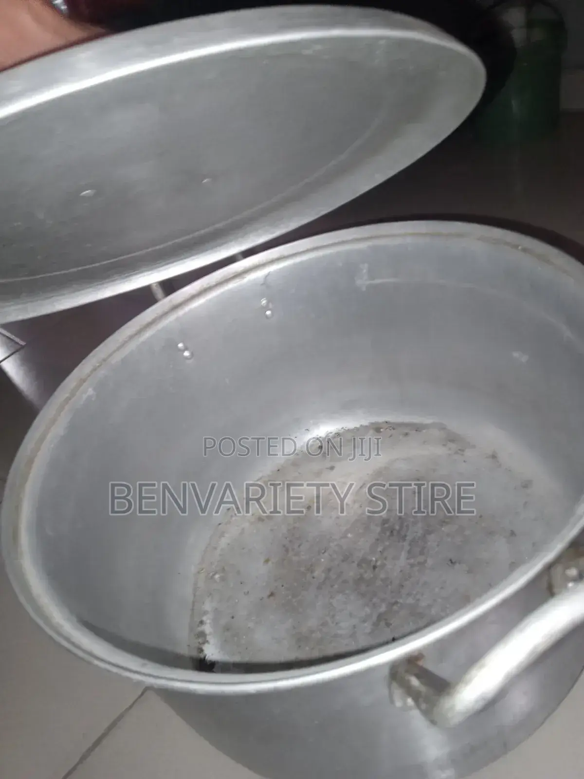 Fairly Used Pots . Big Aluminium Pot