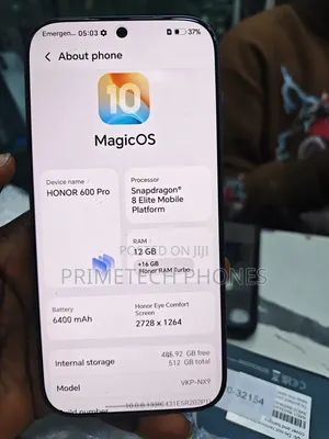 Honor 600 Pro 512 GB Black