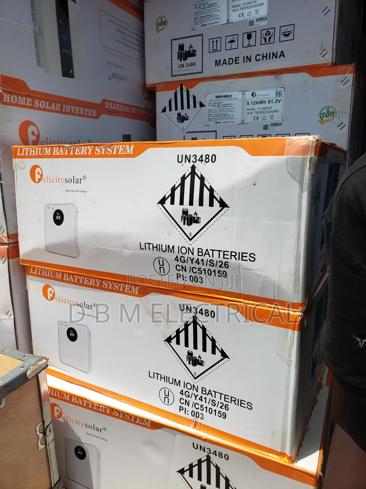 Felicity Solar Lithium Battery 5kwh 24v