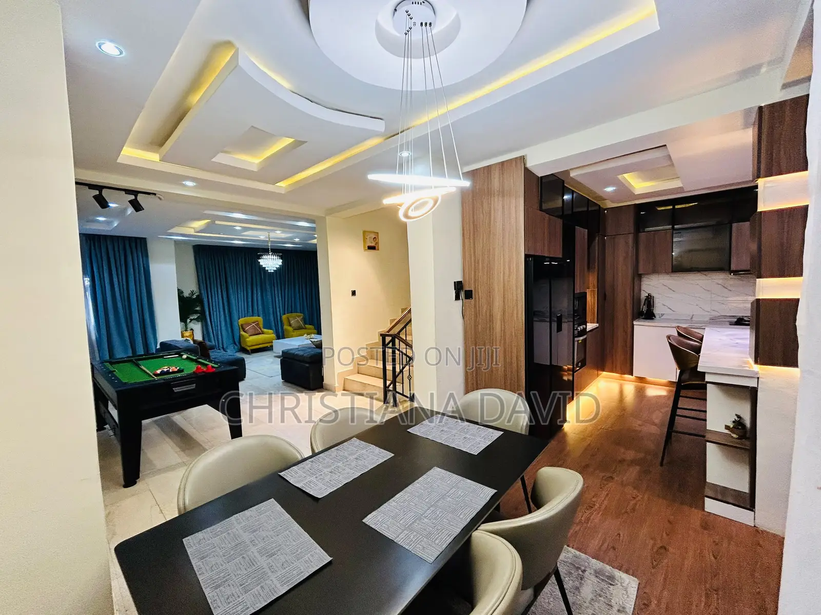 4Bedroom Duplex With Snooker & Swimming Pool.