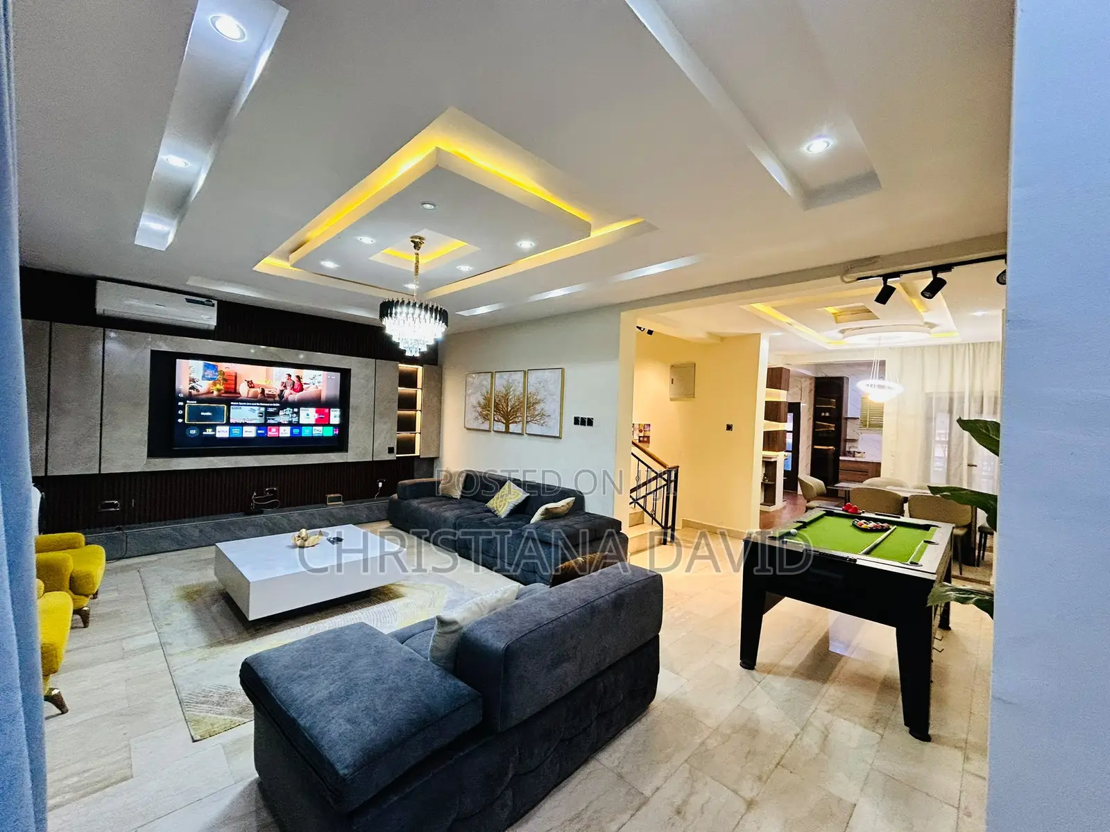 4Bedroom Duplex With Snooker & Swimming Pool.