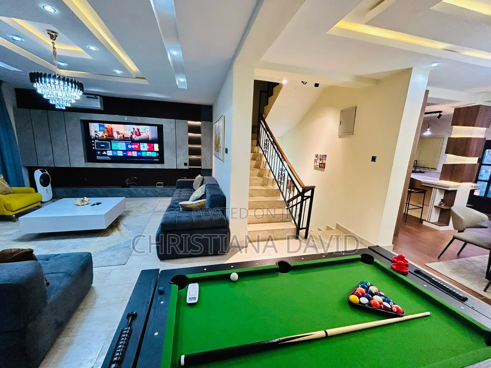 4Bedroom Duplex With Snooker & Swimming Pool.