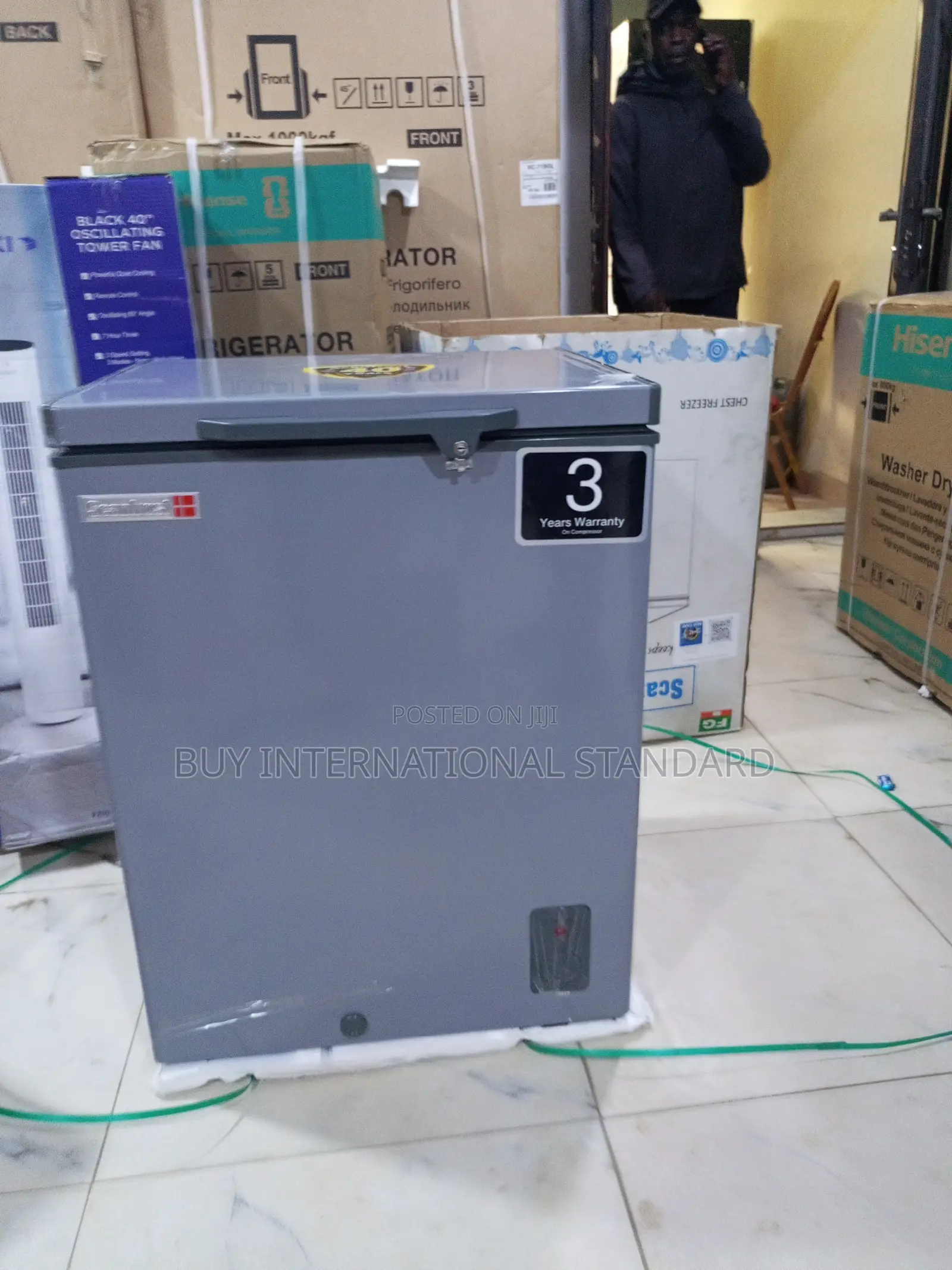 SCANFROST 134L Deep Freezer for Household Provision Storage