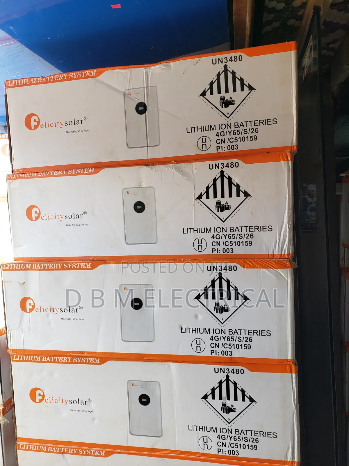 10kwh Felicity Solar Lithium Battery 48v