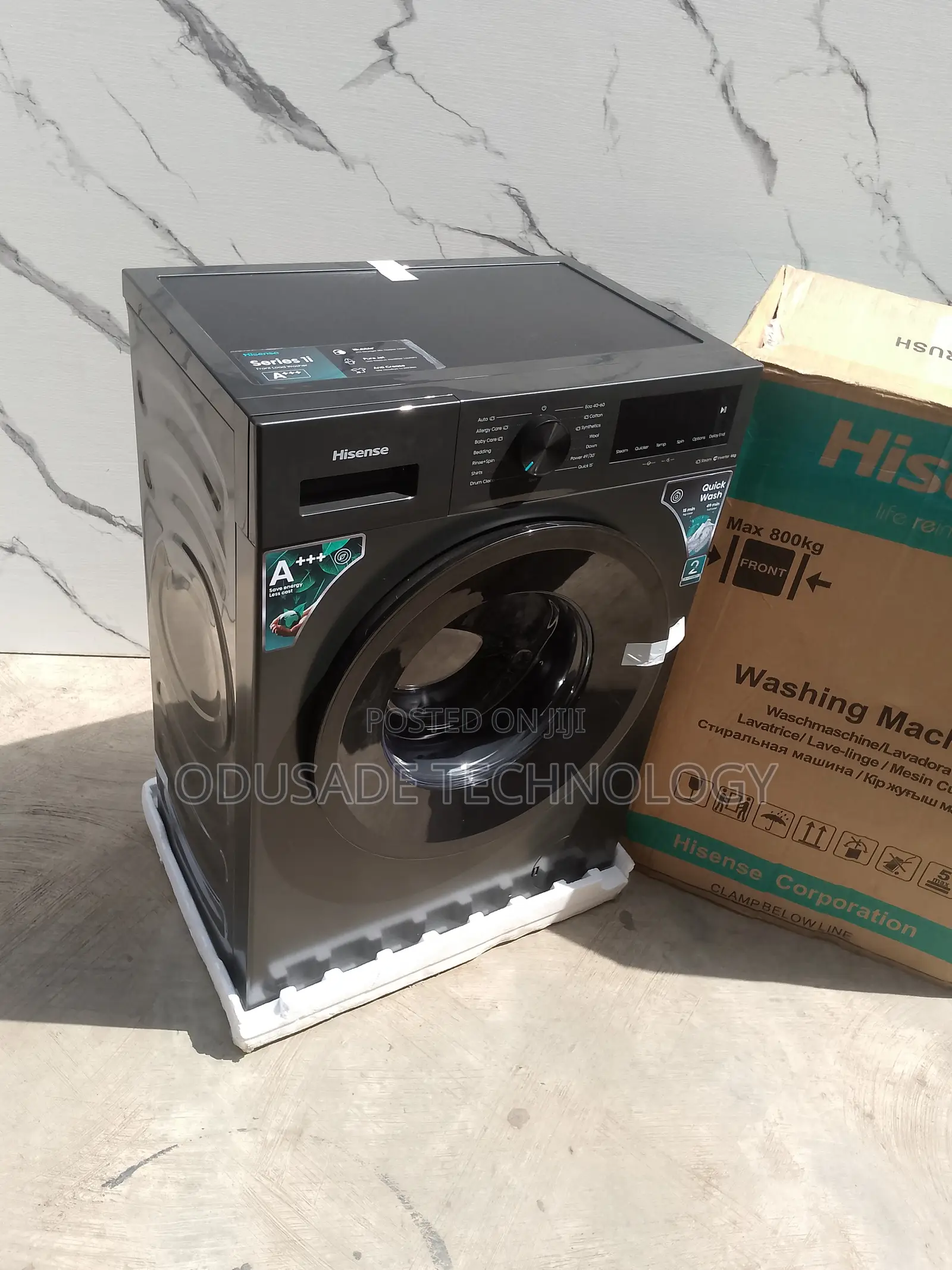 Automatic Hisense Front Load Washer With 6kg Capacity