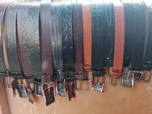 Original Leather Belt for Men - Design - Black and Brown
