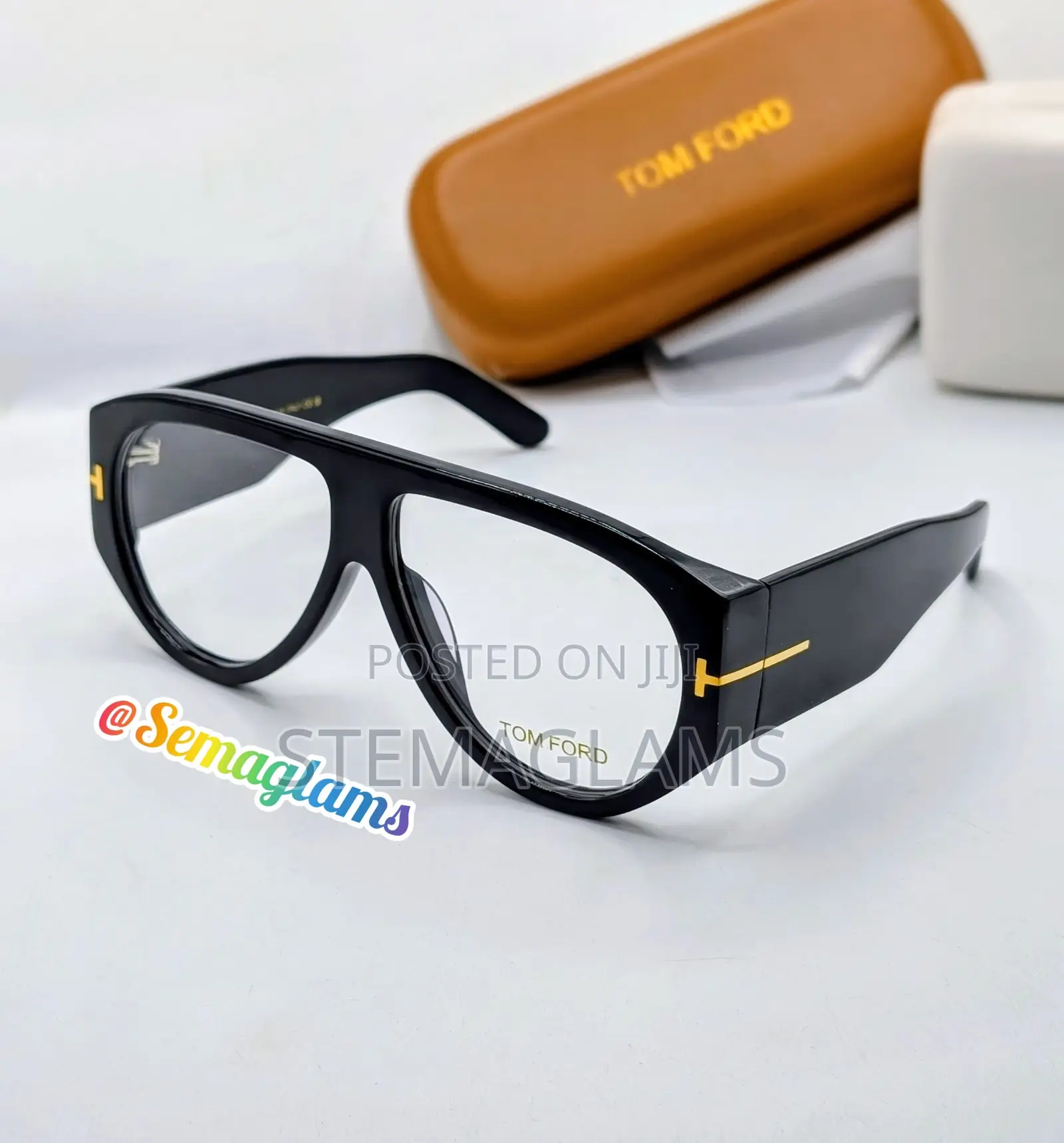 Oversized Glasses for Women & Men Frame Rectangular Eyewear.
