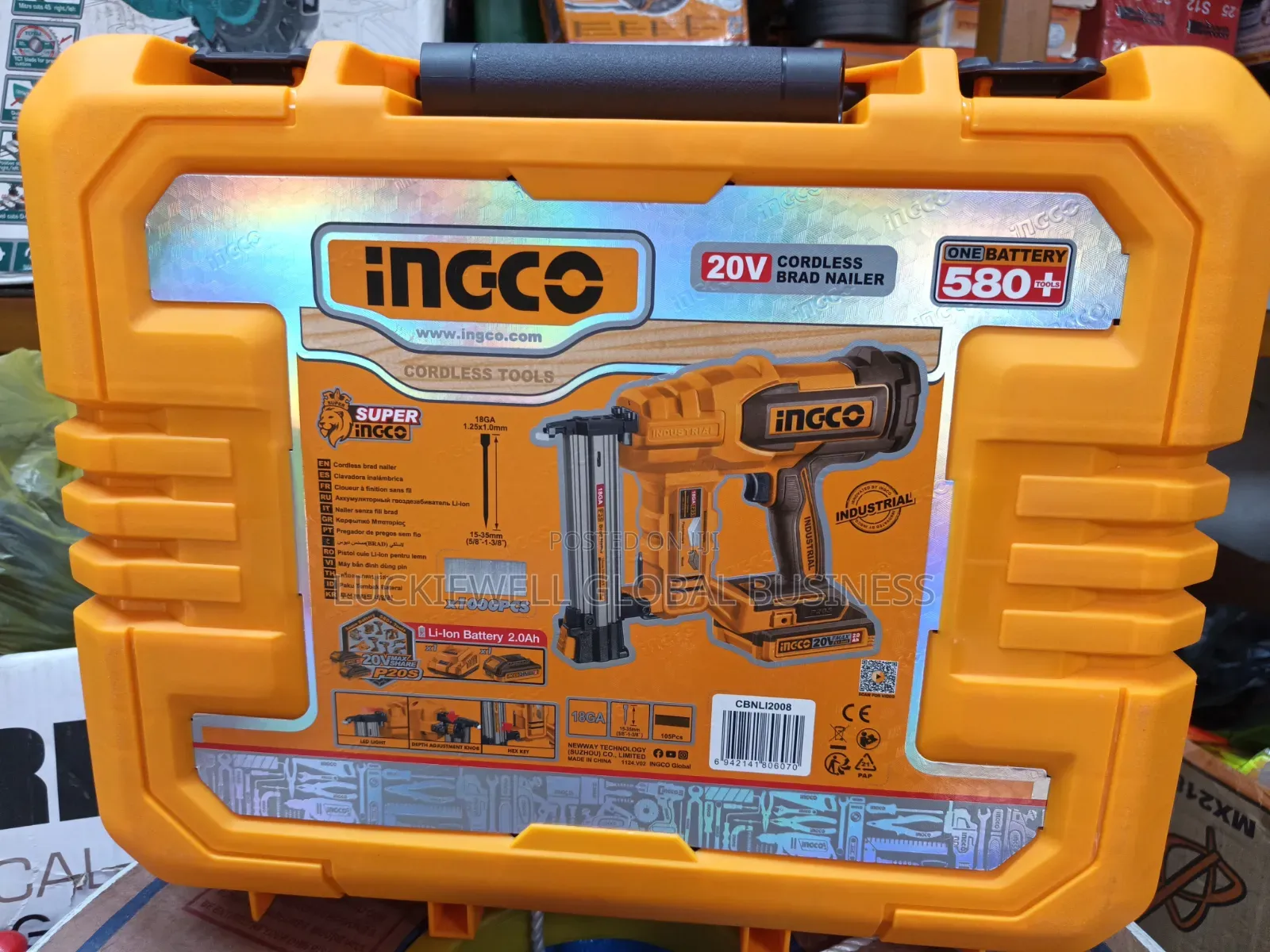 35mm Cordless Brad Nailer 20v
