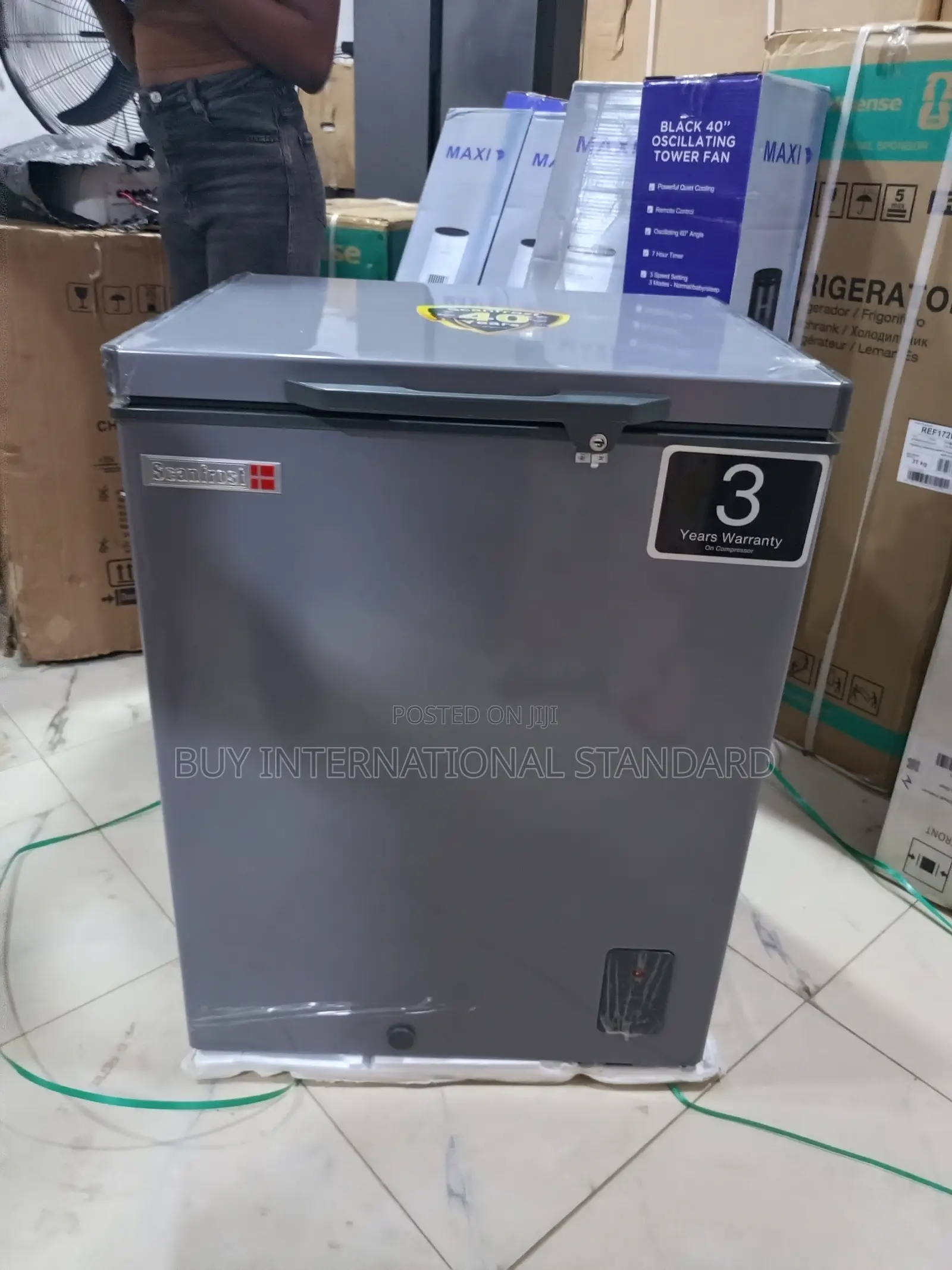 SCANFROST SFL-151 Compact Freezer for Apartment Kitchens