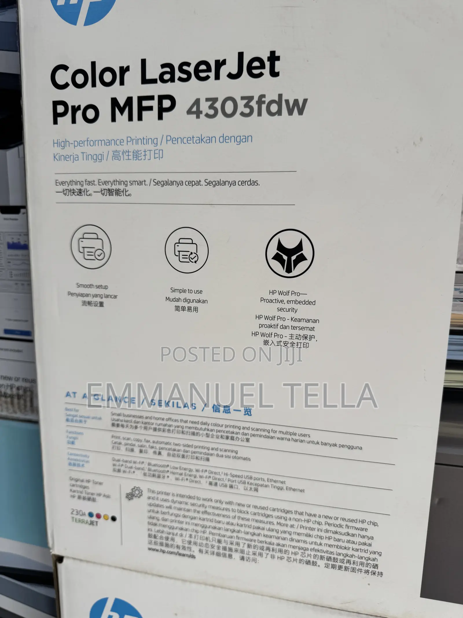 HP Colour Laserjet Pro 4303fdw Multifunction Printer