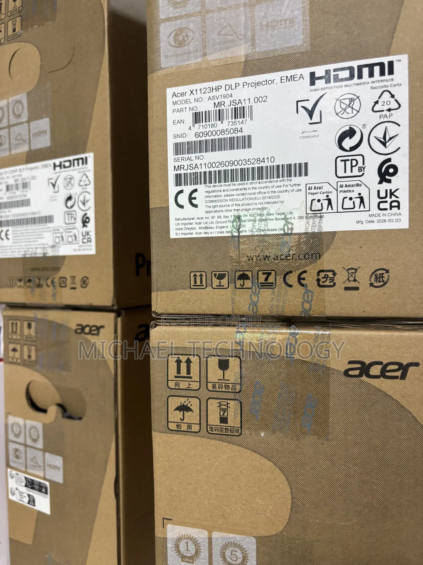 Acer X1123HP DLP Projector