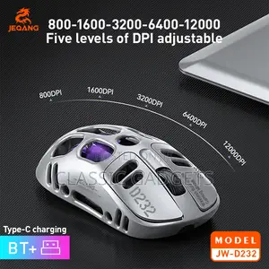 Jeqang Jw- D232 12000 DPI RGB Rechargeable Wireless Gaming Mouse