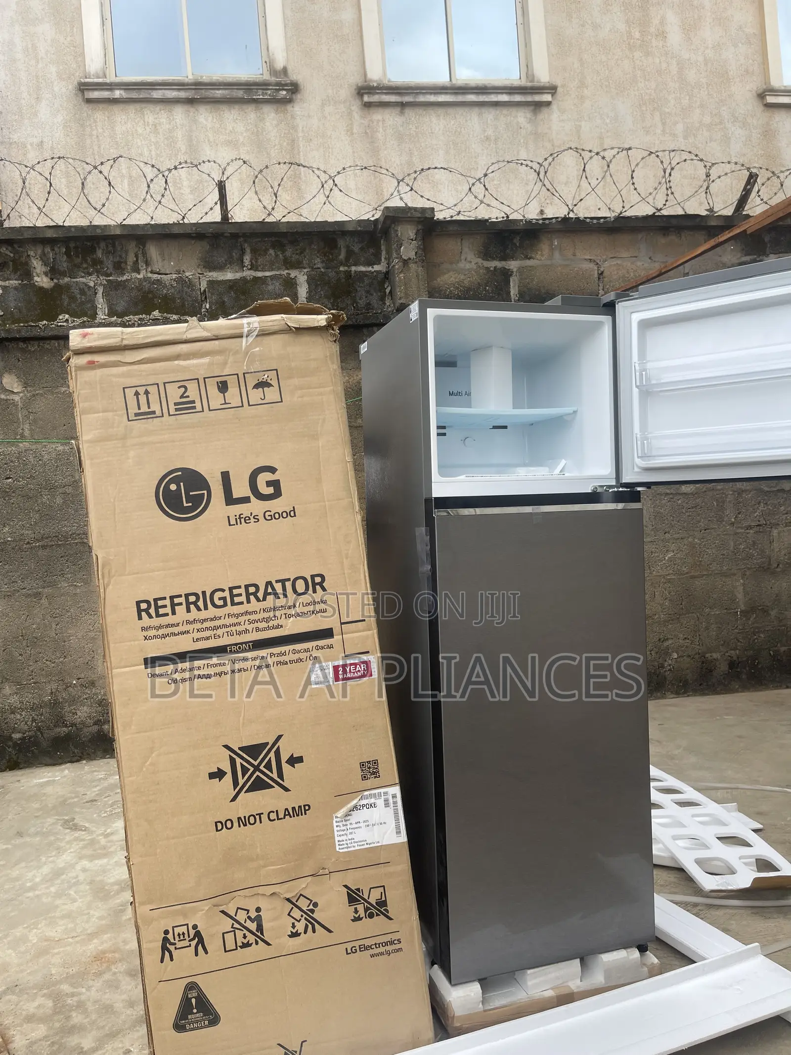 LG 286L Double Door Refrigerator for Home
