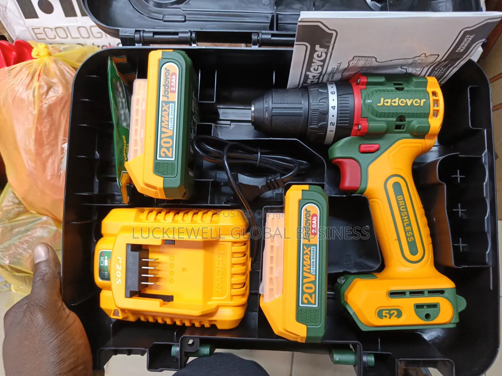 Compact Brushless Impact Drill Jadever