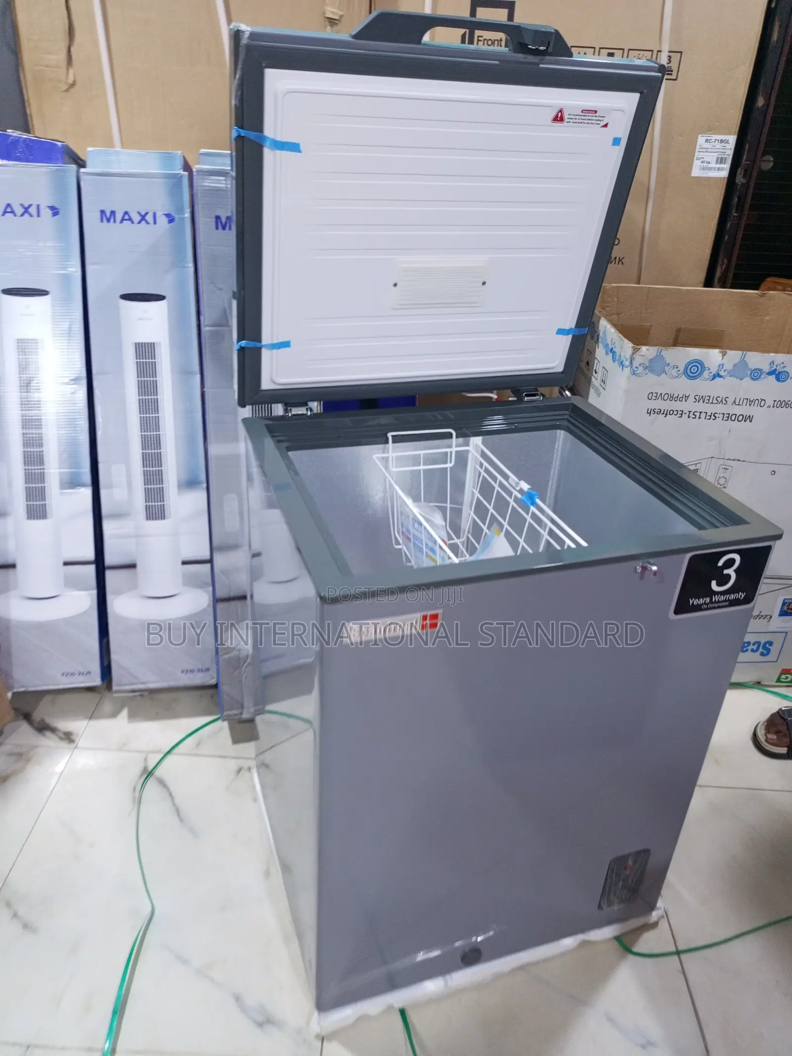 SCANFROST Deep Freezer for Meat and Seafood Storage