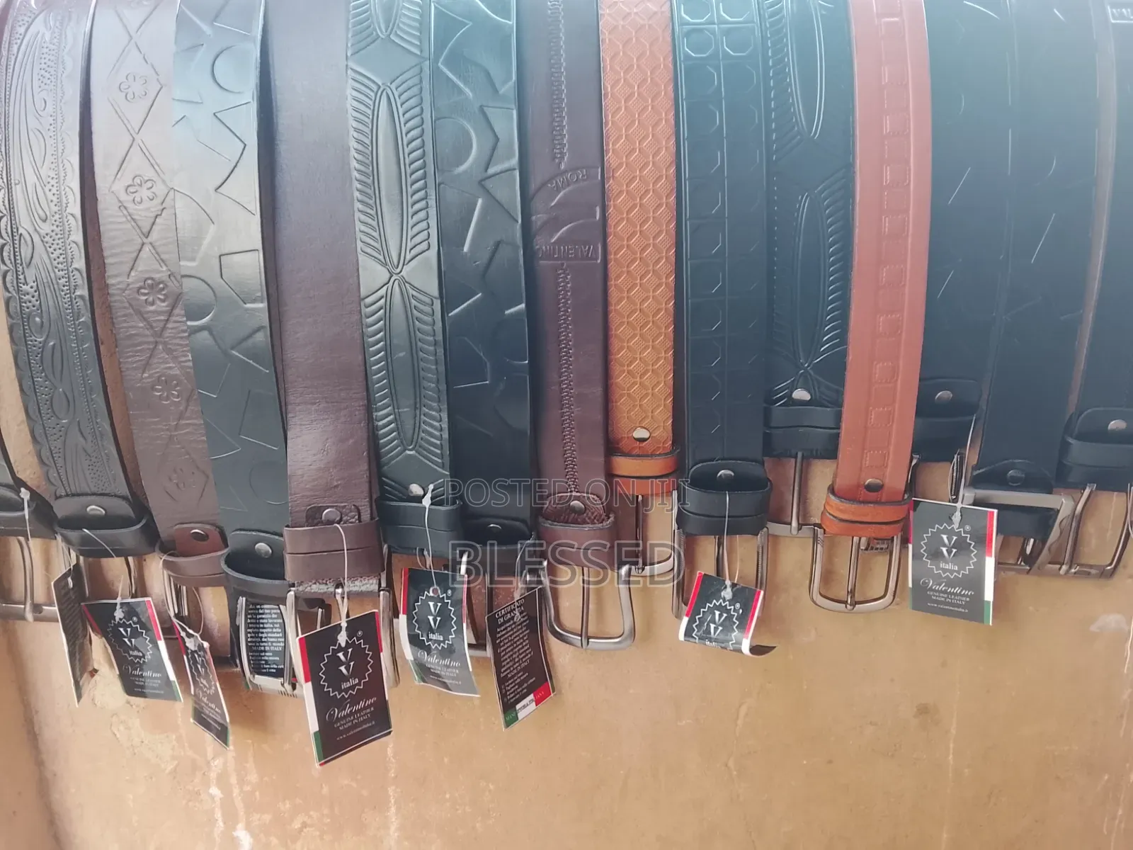Original Leather Belt for Men - Design - Black and Brown