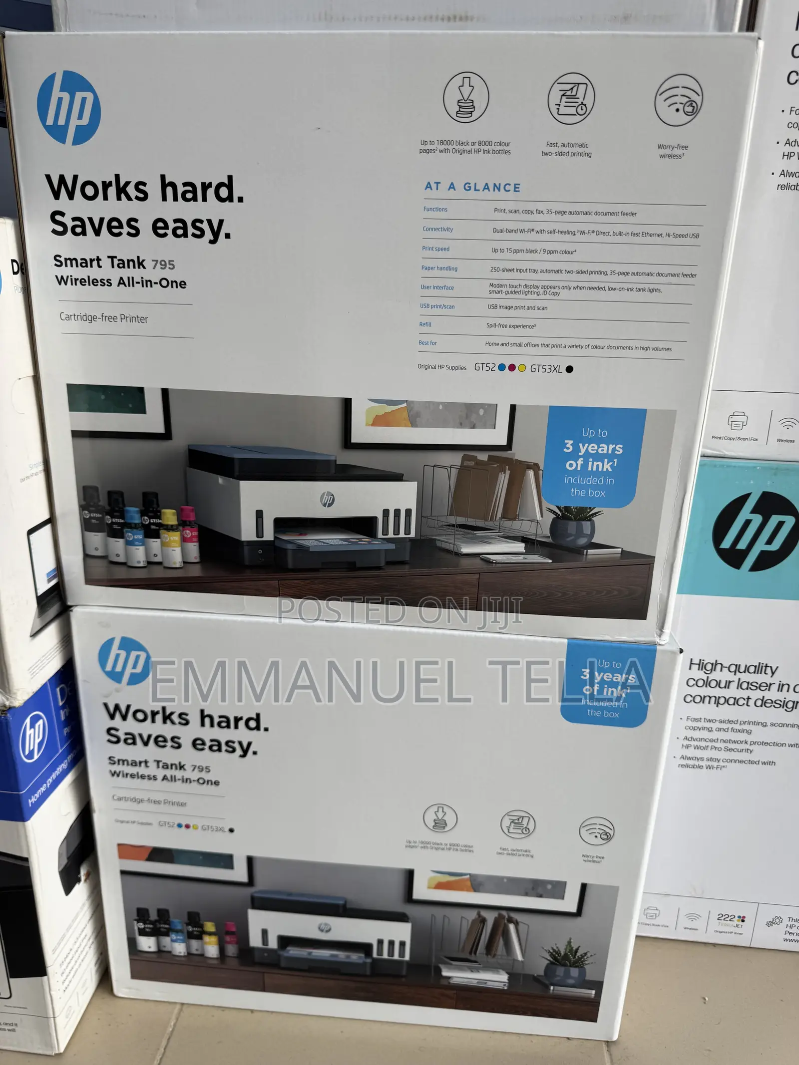 HP Smart Tank 795 Wireless All-in-One Printer