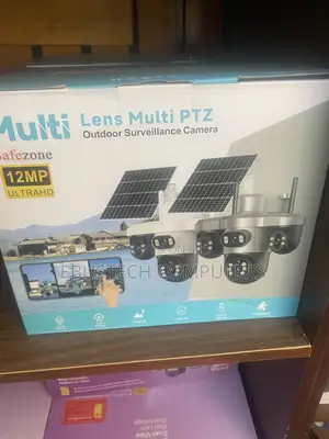4G SIM PTZ CCTV Security Camera With Solar Panel