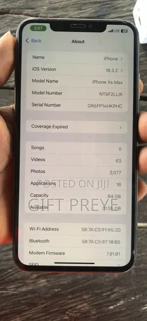 Apple iPhone XS Max 64 GB Gold