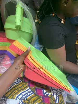 Big Colorful Plastic Dustpan Set