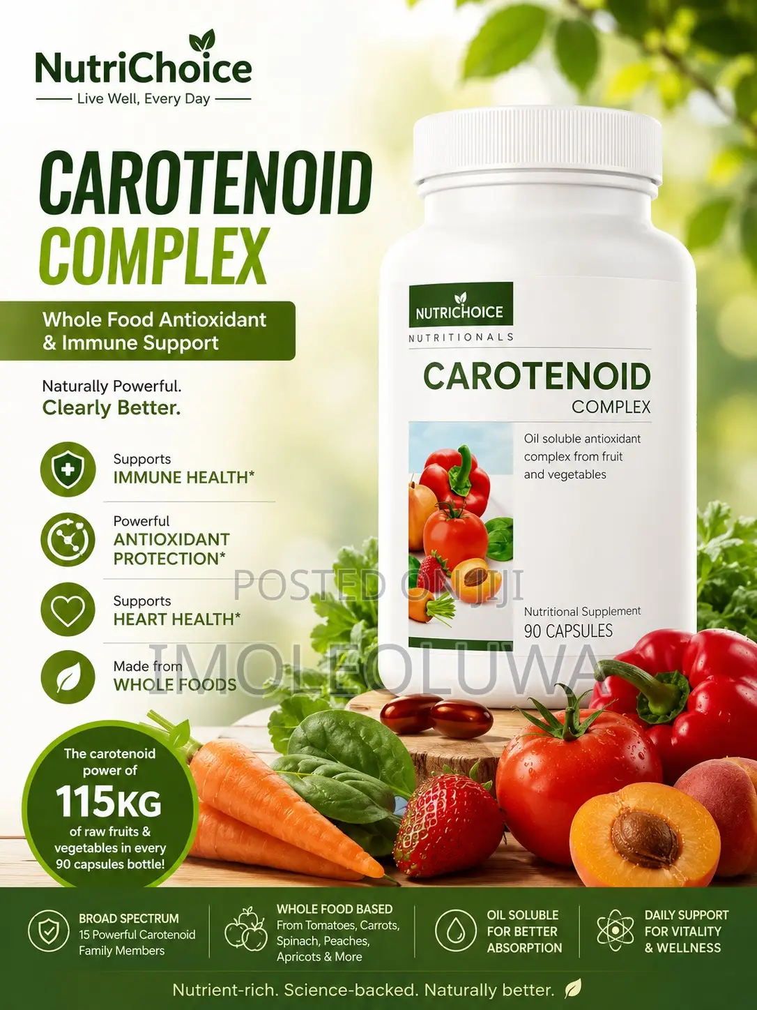 Carotenoid Complex - 90 Capsules (Single)