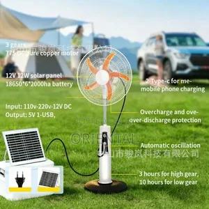 3in 1 Solar Fan