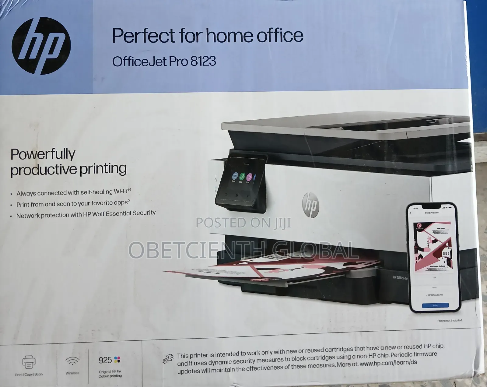 HP Office Jet Pro 8123 All in One Printer