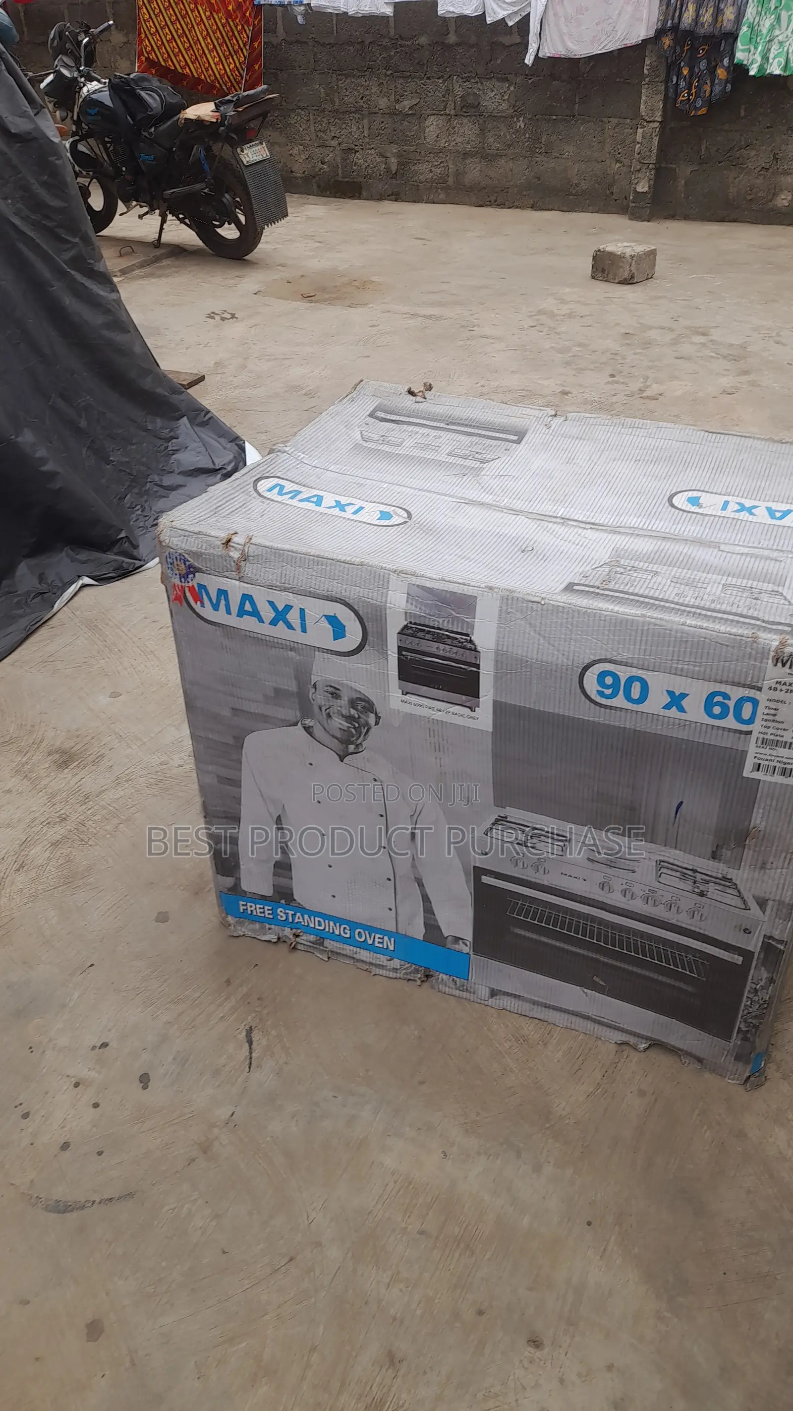 Maxi F9E42G2 6090 Basic Grey Standing Cooker With Oven