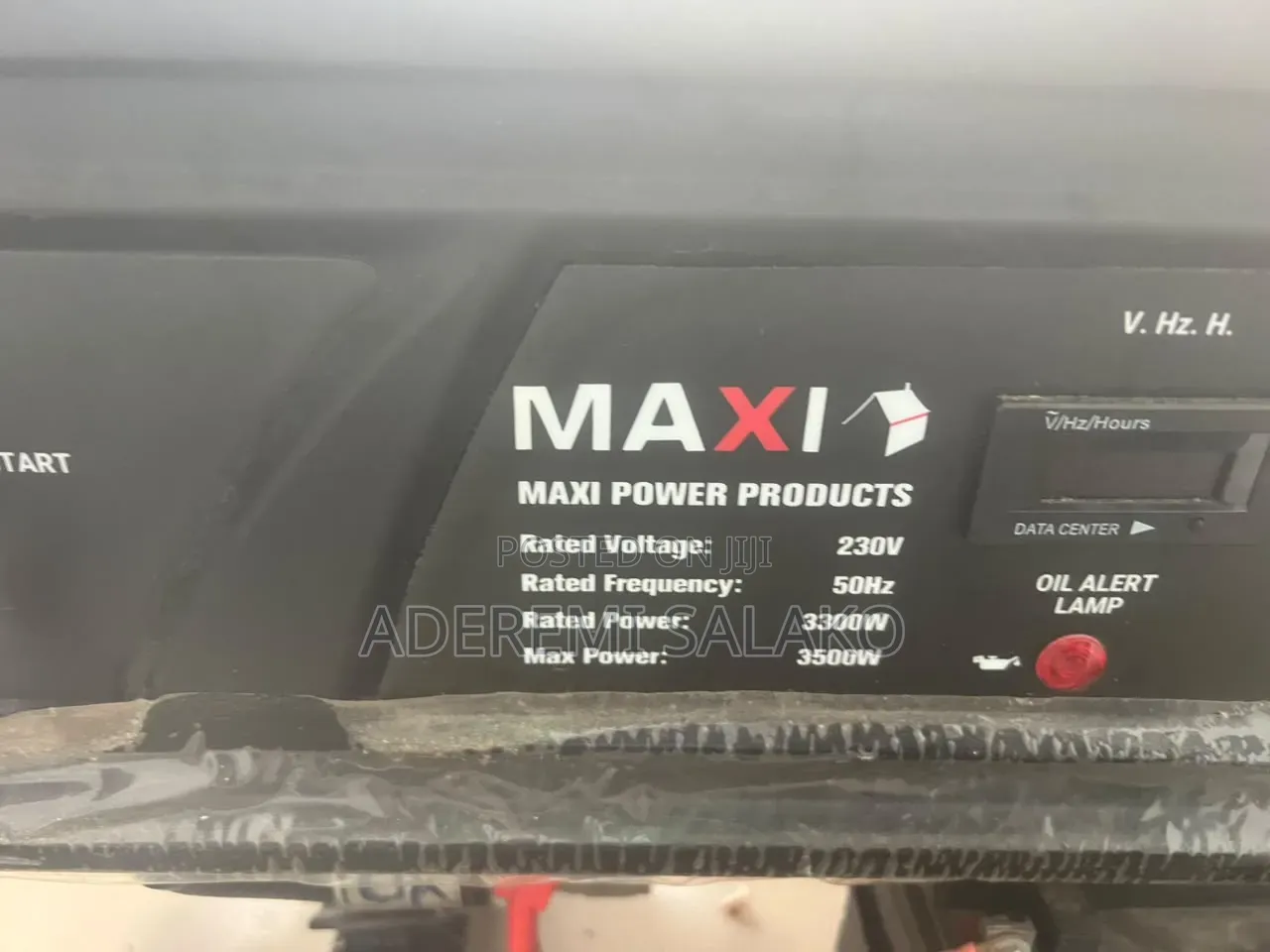 MAXI E33KWH 3.5kVA Portable Gasoline Generator (Key Start & Wheels)