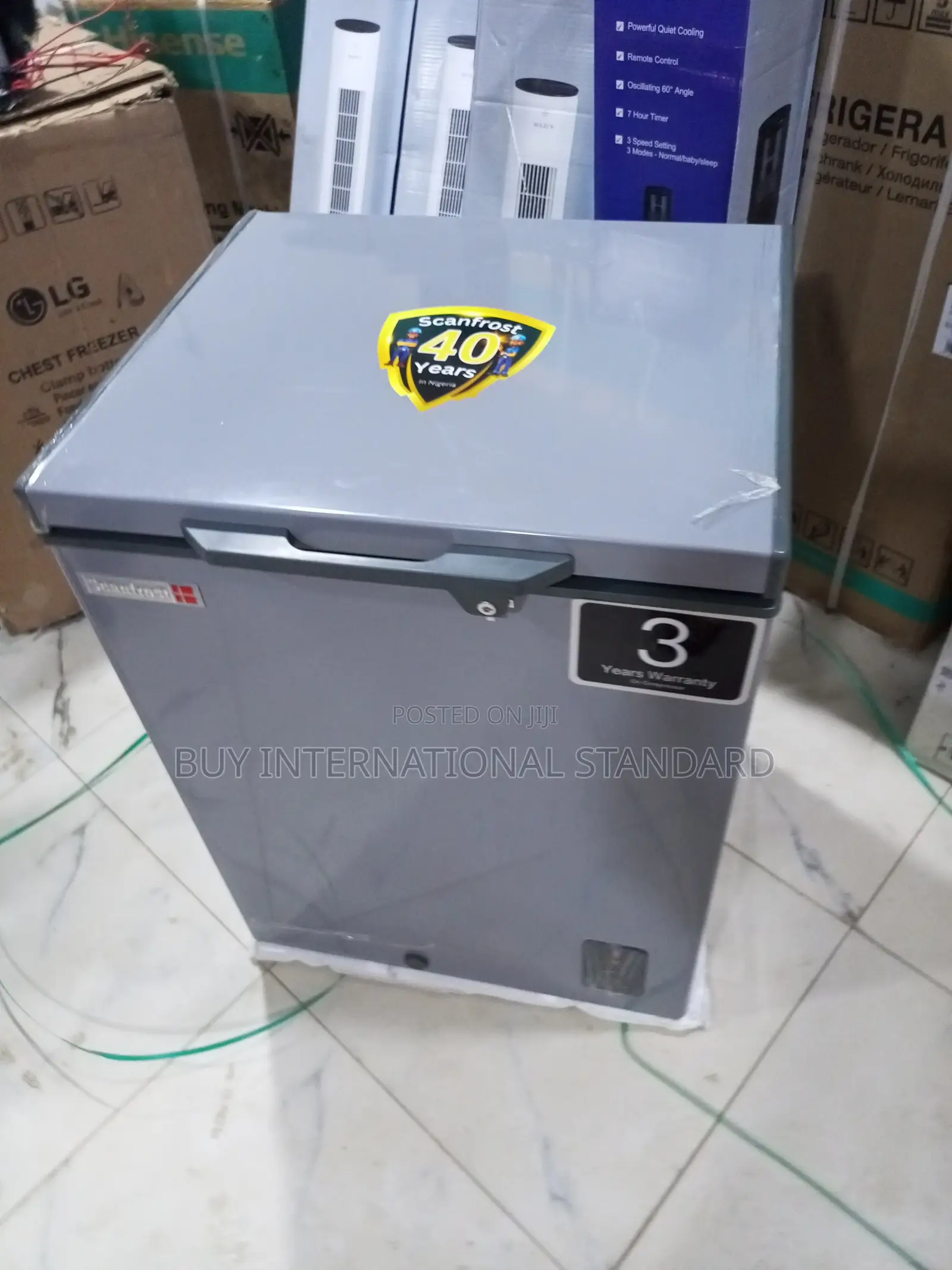 SCANFROST SFL-151 Compact Chest Freezer for Home Supplies