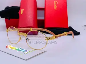 Cartier Vintage Metal Round Frame Glasses - Wide Full-Rim Eyewear