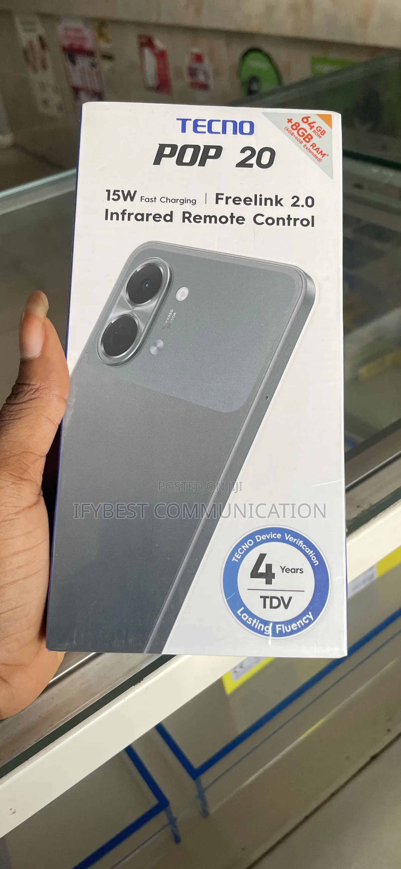 New Tecno Pop 20 64 GB Black