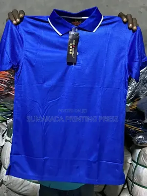 Premium Adult CollarNeck Jersey | Quality Waffle-Fabric Polos in Abuja