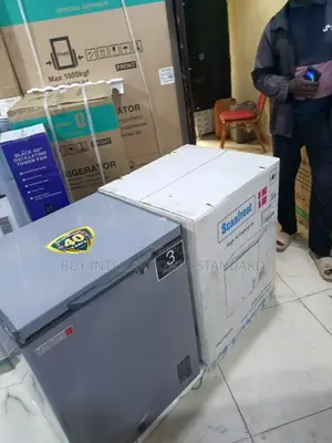 SCANFROST 134L Chest Freezer for Food Storage Convenience