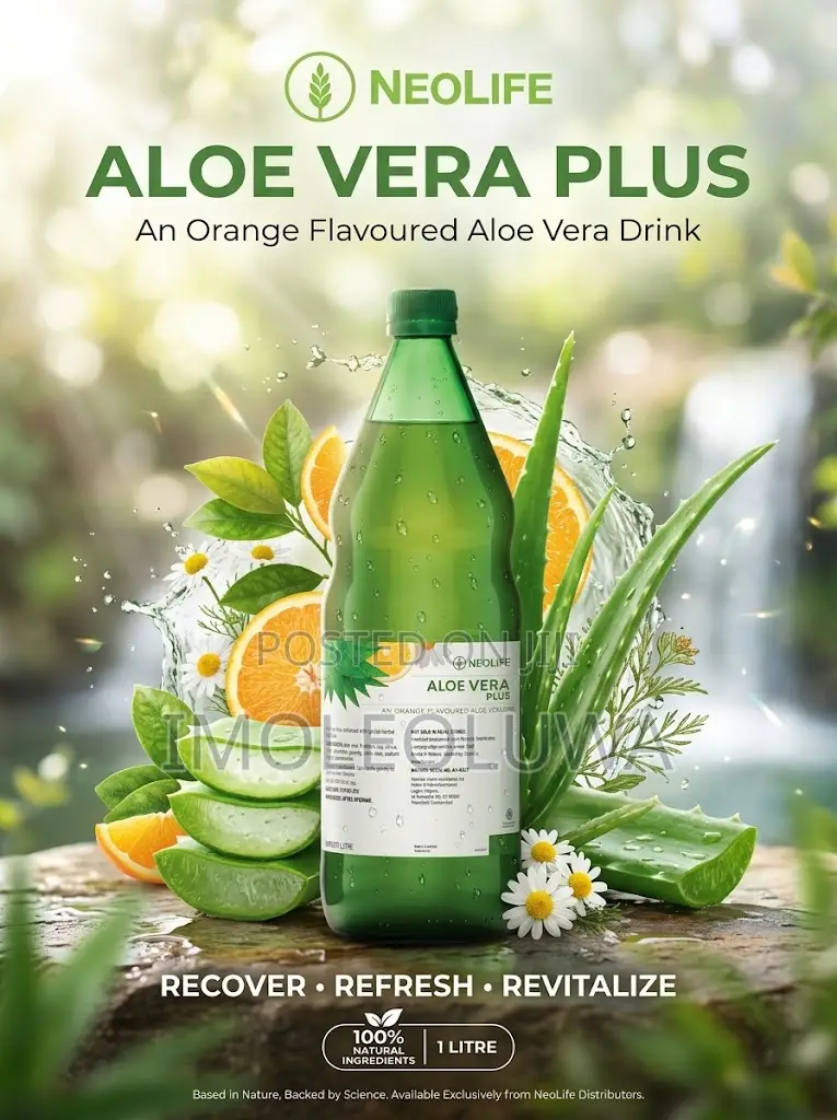 Aloe Vera Plus Orange - 1 Litre (Single)