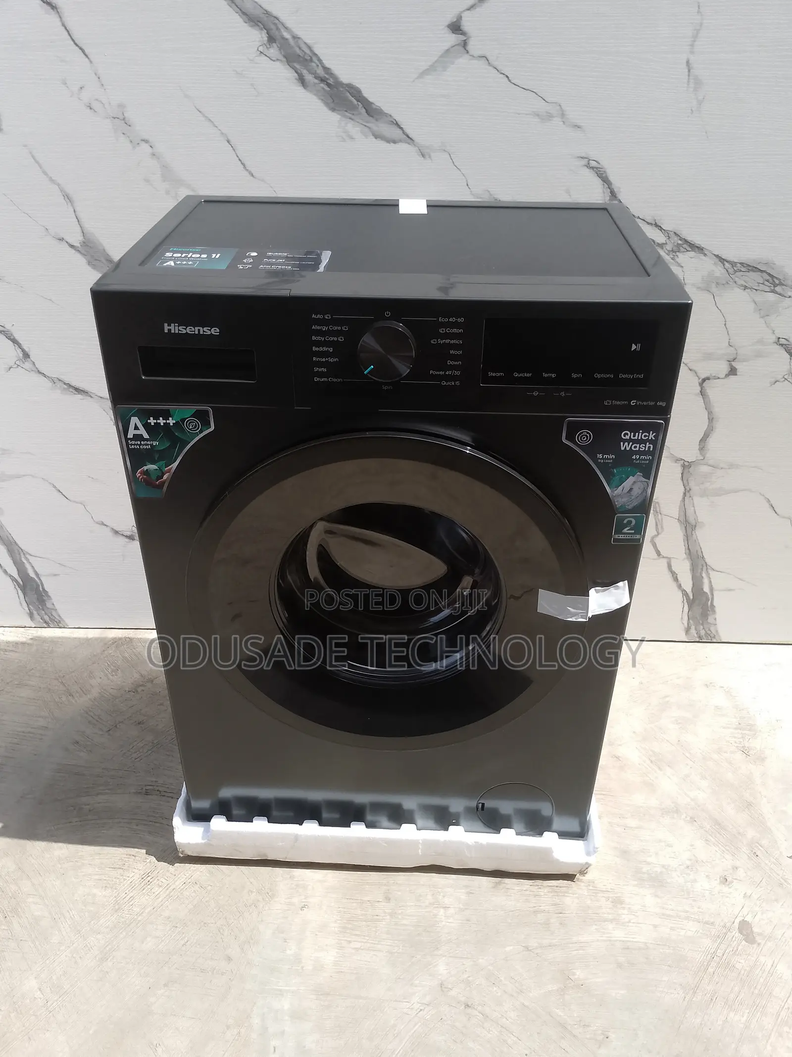 Hisense 6kg Stylish Front Load Washer