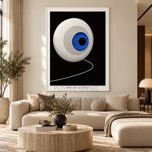 Modern Abstract Eye Art – Framed Wall Decor