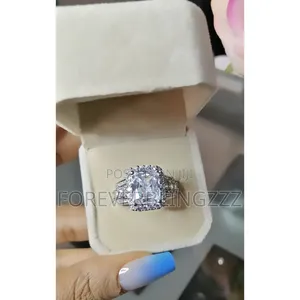 Silver Plated Engagement Ring. For Proposal, Engagement.