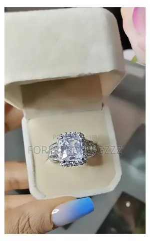Silver Plated Engagement Ring. For Proposal, Engagement.