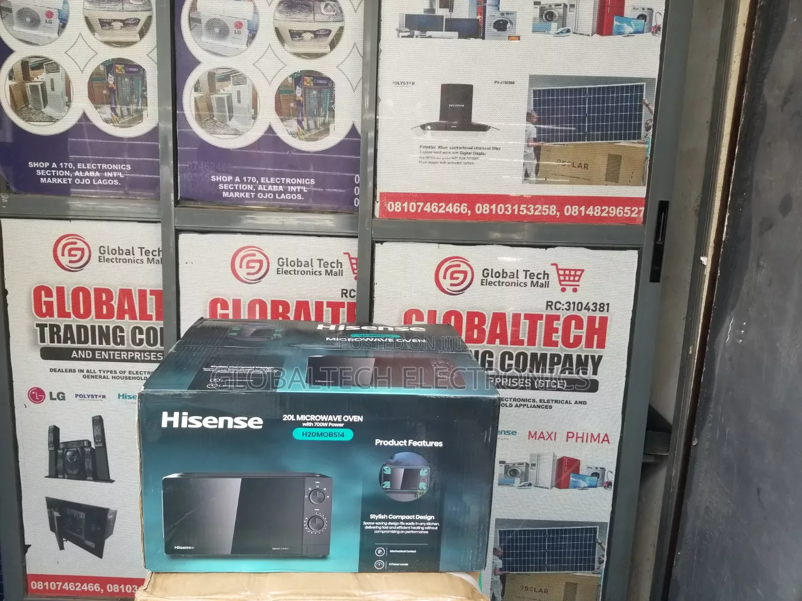 Hisense Microwave 20l 700w (H20mobs14)