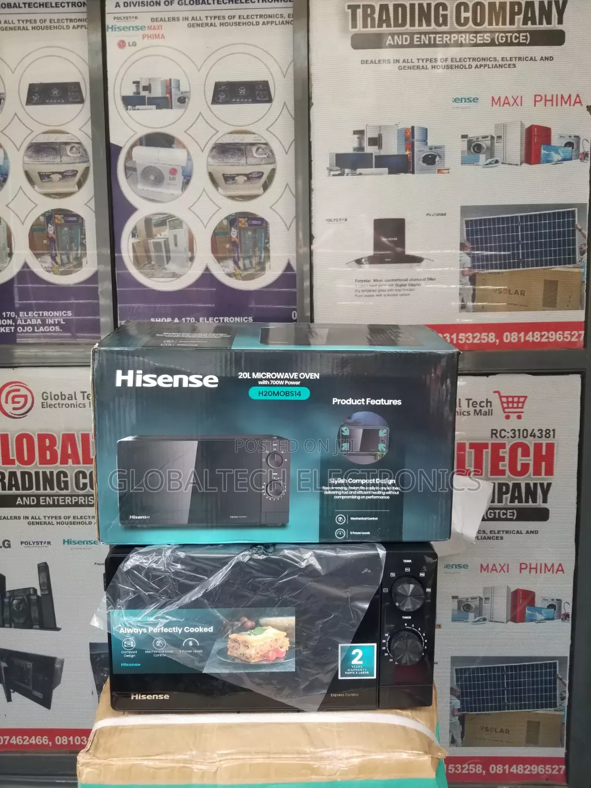 Hisense Microwave 20l 700w (H20mobs14)