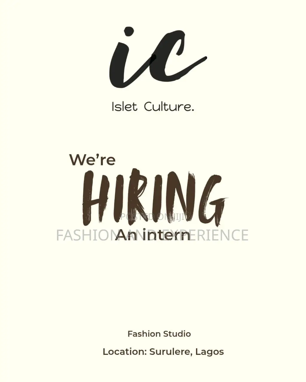 Studio & Operations Intern