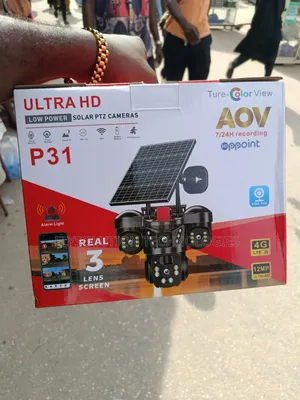 Hippoint V380 P31 Ultra HD Low Power Solar PTZ 3 Lens 4G Camera