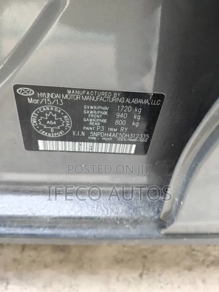 Hyundai Elantra 2013 Gray