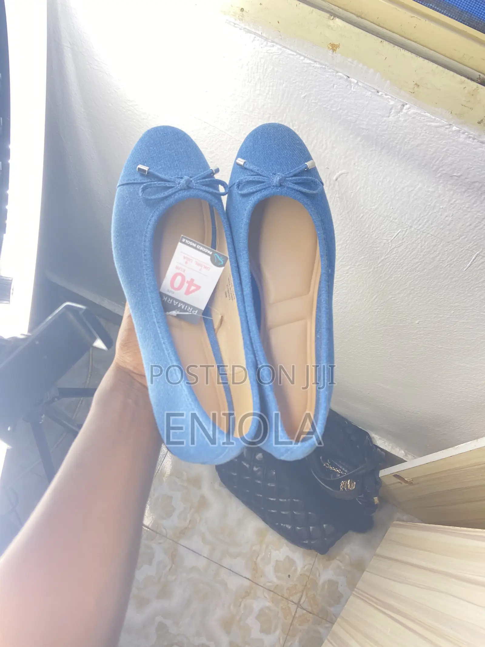 Flat Blue Shoe