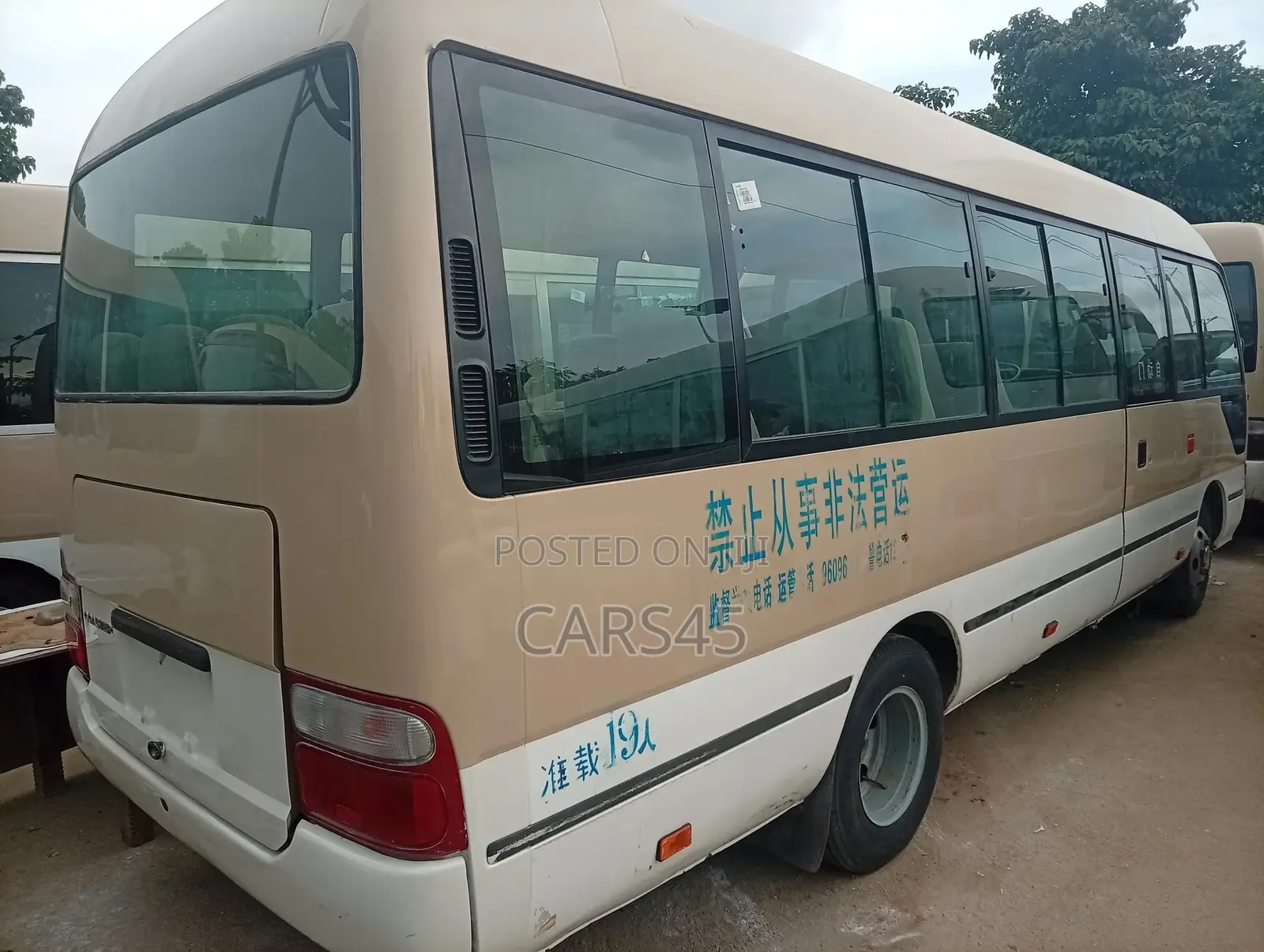 Toyota Coaster 2017 Gold