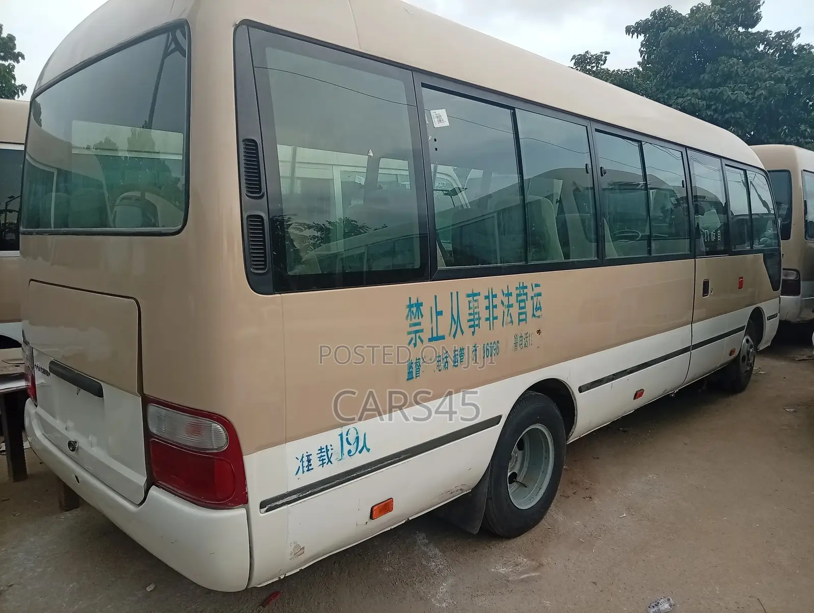 Toyota Coaster 2017 Gold