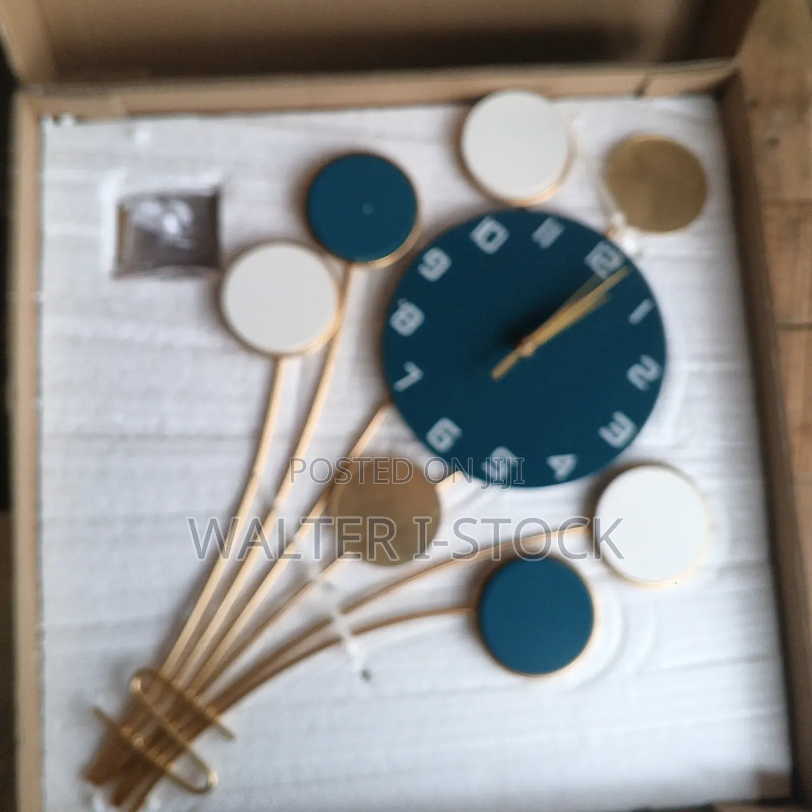 Digital & Analog Decorative Wall Clock – Deer Design
