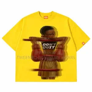 Yellow Graphic Print T-Shirt for Men | Trendy Streetwear